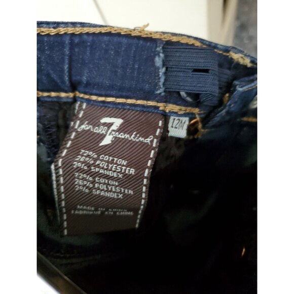 7 Seven For All Mankind Baby Jeans Size 12 M - Picture 4 of 4